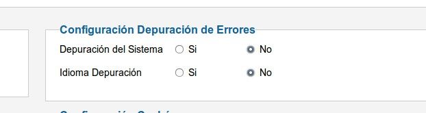 Errores del sistema para depurarlos Errores en el sistema