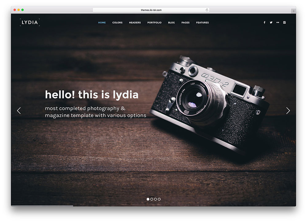 professional website for photographers