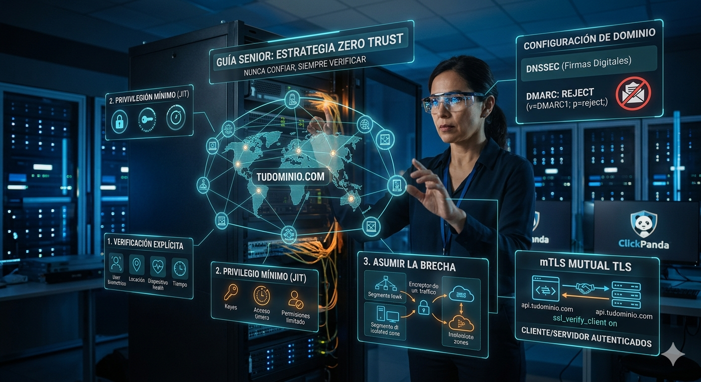 Estrategia Zero Trust: Guía para proteger tu dominio