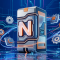 Imagen 3D detallada de un servidor tecnológico futurista con el logo de Next.js